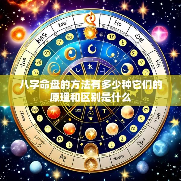 八字命盘的方法有多少种它们的原理和区别是什么