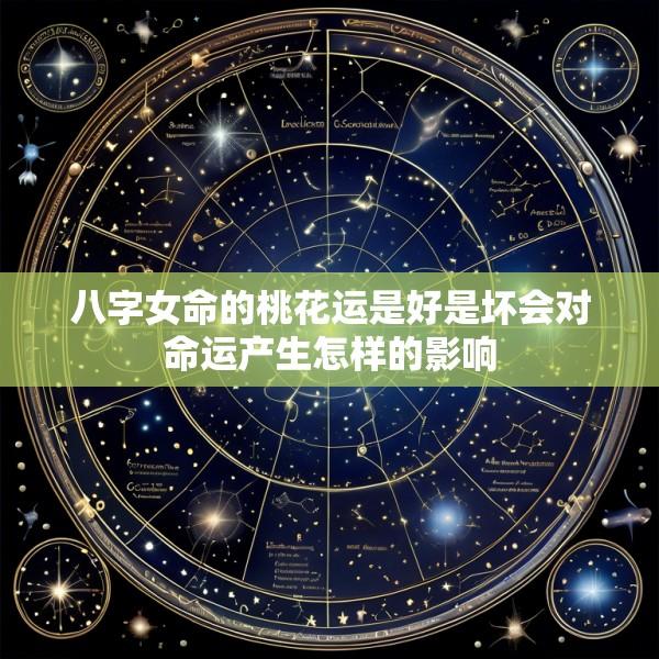八字女命的桃花运是好是坏会对命运产生怎样的影响