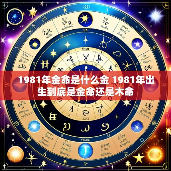 1981年金命是什么金 1981年出生到底是金命还是木命