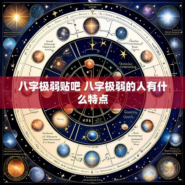 八字极弱贴吧 八字极弱的人有什么特点