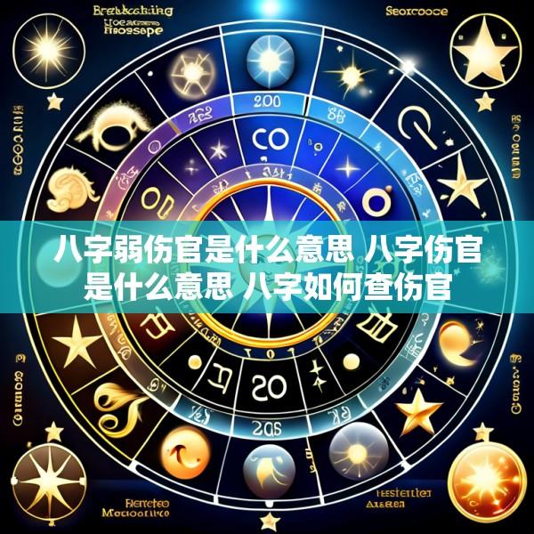 八字弱伤官是什么意思 八字伤官是什么意思 八字如何查伤官
