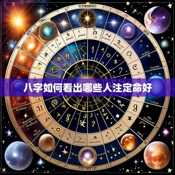 八字如何看出哪些人注定命好