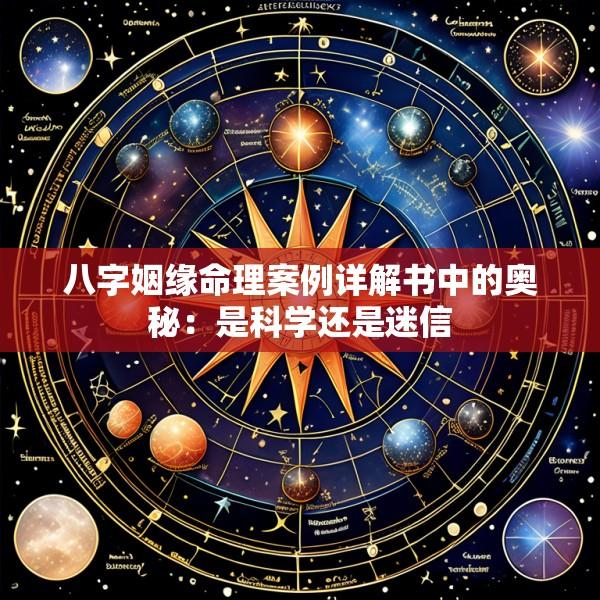 八字姻缘命理案例详解书中的奥秘：是科学还是迷信