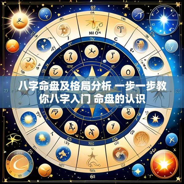 八字命盘及格局分析 一步一步教你八字入门 命盘的认识