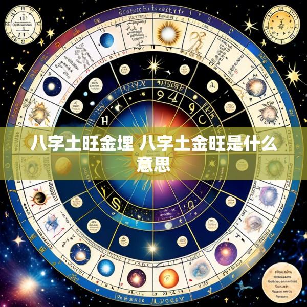 八字土旺金埋 八字土金旺是什么意思