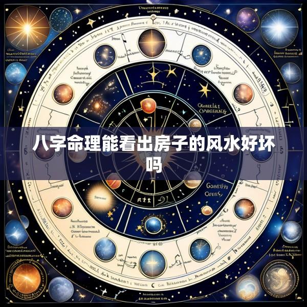 八字命理能看出房子的风水好坏吗