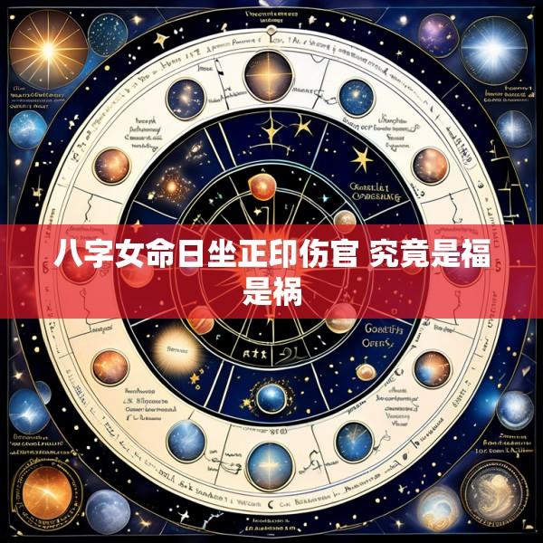 八字女命日坐正印伤官 究竟是福是祸