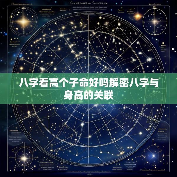 八字看高个子命好吗解密八字与身高的关联