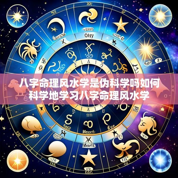 八字命理风水学是伪科学吗如何科学地学习八字命理风水学