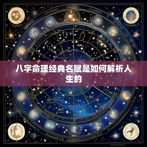 八字命理经典名赋是如何解析人生的