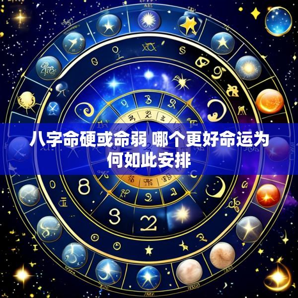 八字命硬或命弱 哪个更好命运为何如此安排