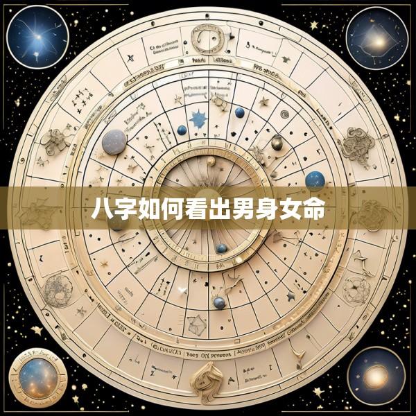 八字如何看出男身女命