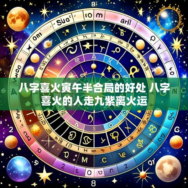 八字喜火寅午半合局的好处 八字喜火的人走九紫离火运