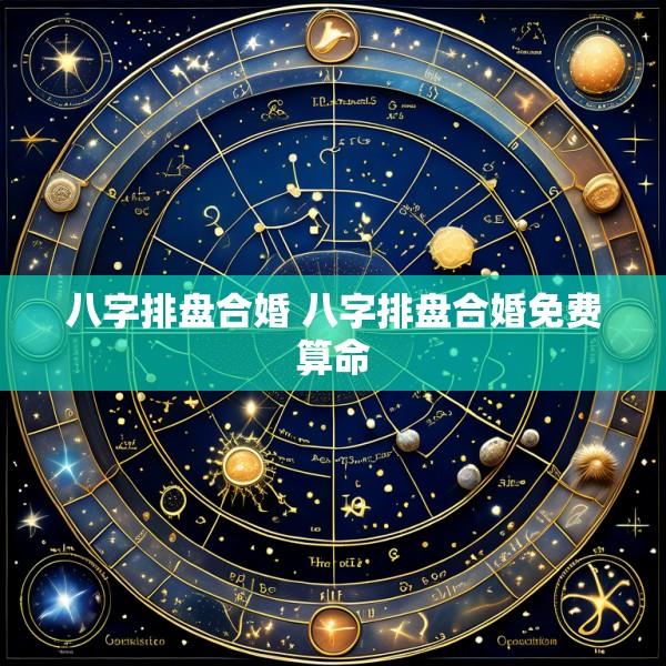 八字排盘合婚 八字排盘合婚免费算命