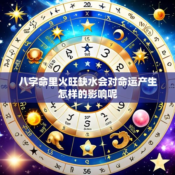 八字命里火旺缺水会对命运产生怎样的影响呢