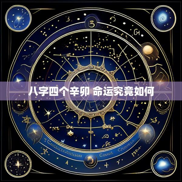 八字四个辛卯 命运究竟如何