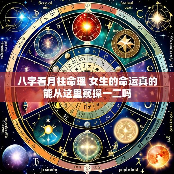 八字看月柱命理 女生的命运真的能从这里窥探一二吗