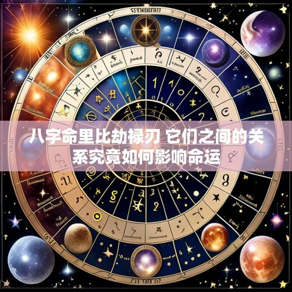 八字命里比劫禄刃 它们之间的关系究竟如何影响命运