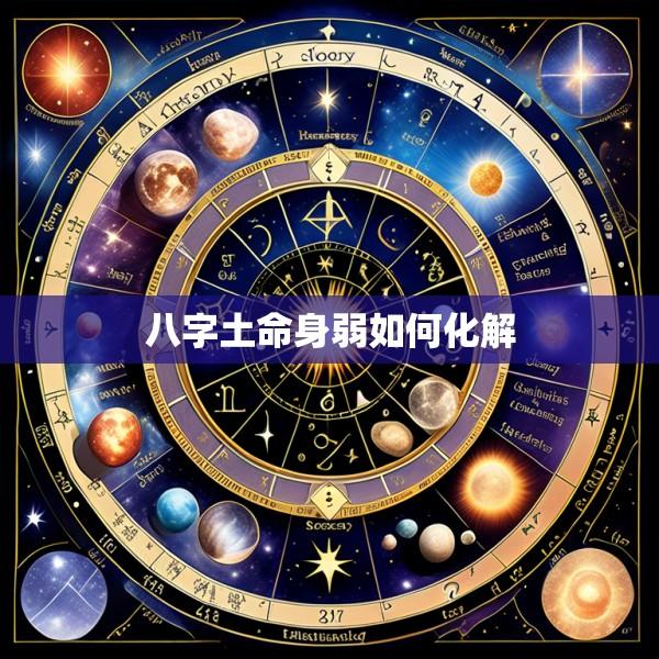 八字土命身弱如何化解
