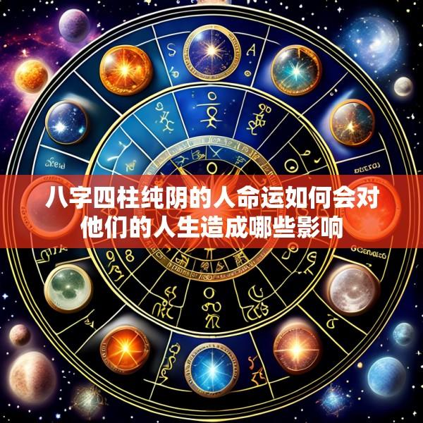 八字四柱纯阴的人命运如何会对他们的人生造成哪些影响