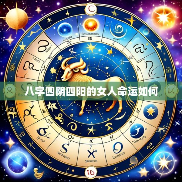 八字四阴四阳的女人命运如何