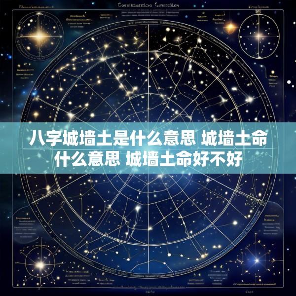 八字城墙土是什么意思 城墙土命什么意思 城墙土命好不好