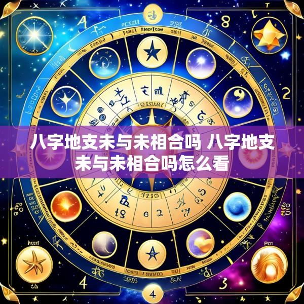 八字地支未与未相合吗 八字地支未与未相合吗怎么看