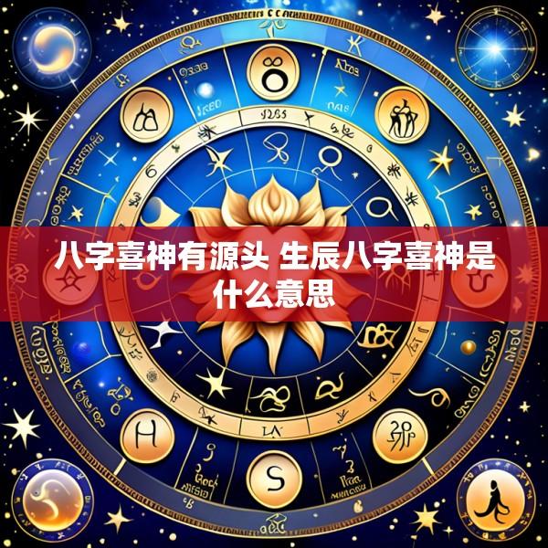 八字喜神有源头 生辰八字喜神是什么意思