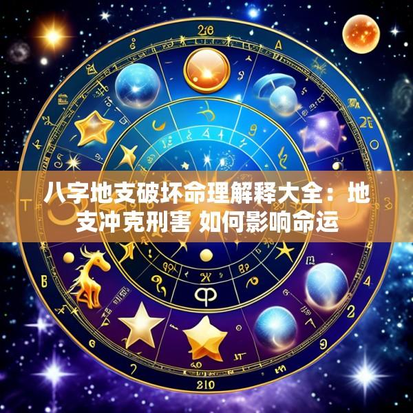 八字地支破坏命理解释大全：地支冲克刑害 如何影响命运
