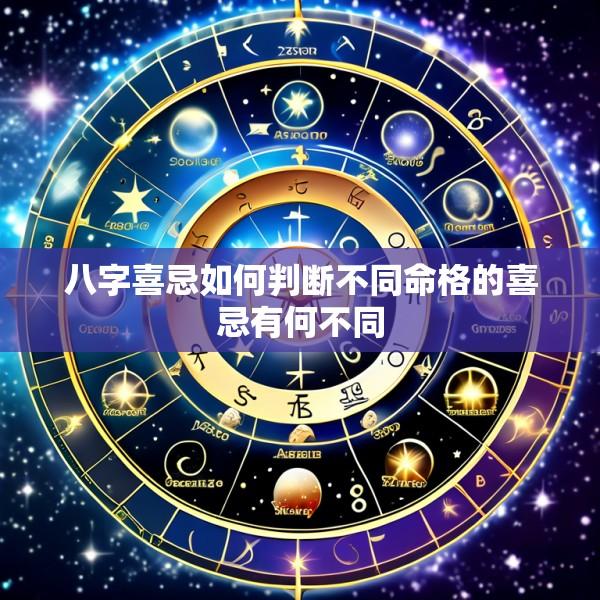 八字喜忌如何判断不同命格的喜忌有何不同