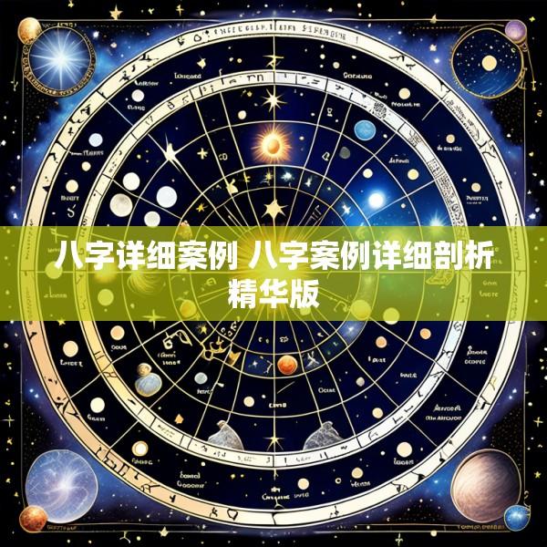 八字详细案例 八字案例详细剖析精华版