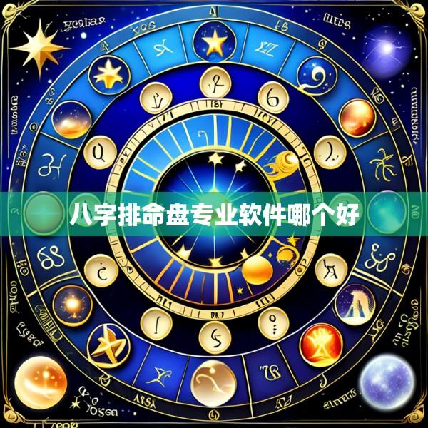 八字排命盘专业软件哪个好