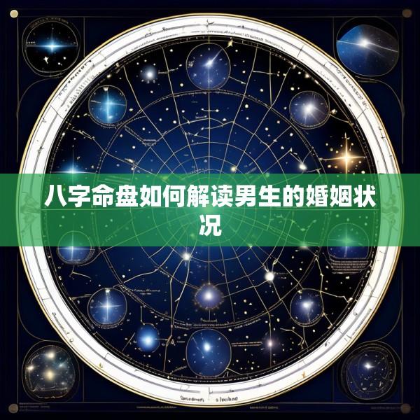 八字命盘如何解读男生的婚姻状况