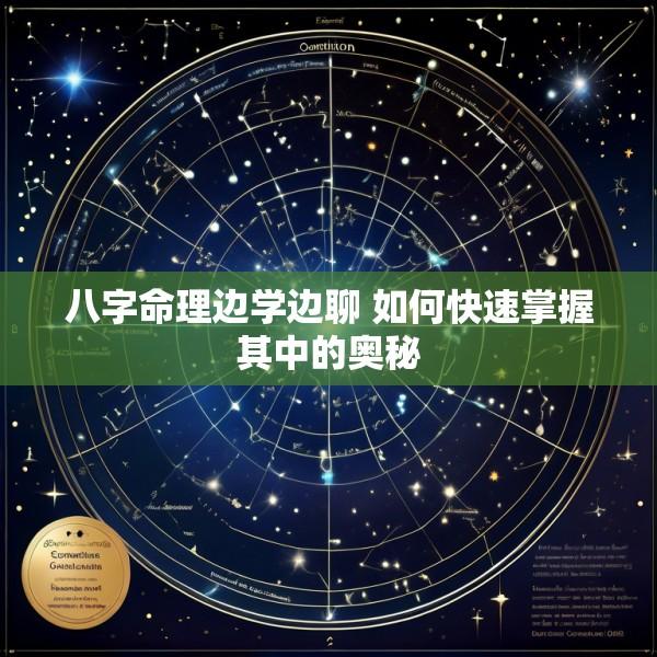 八字命理边学边聊 如何快速掌握其中的奥秘