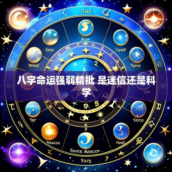 八字命运强弱精批 是迷信还是科学