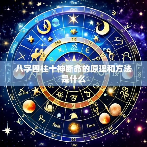 八字四柱十神断命的原理和方法是什么