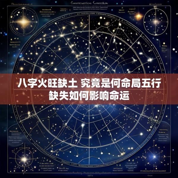 八字火旺缺土 究竟是何命局五行缺失如何影响命运