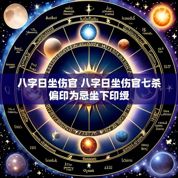 八字日坐伤官 八字日坐伤官七杀偏印为忌坐下印绶