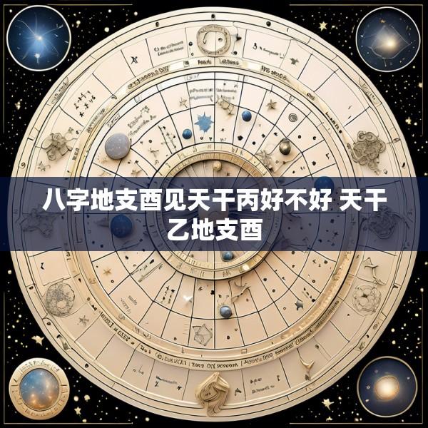 八字地支酉见天干丙好不好 天干乙地支酉