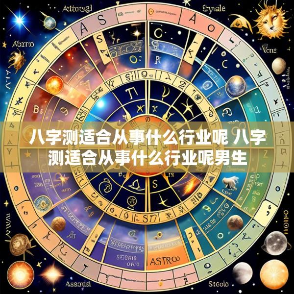 八字测适合从事什么行业呢 八字测适合从事什么行业呢男生
