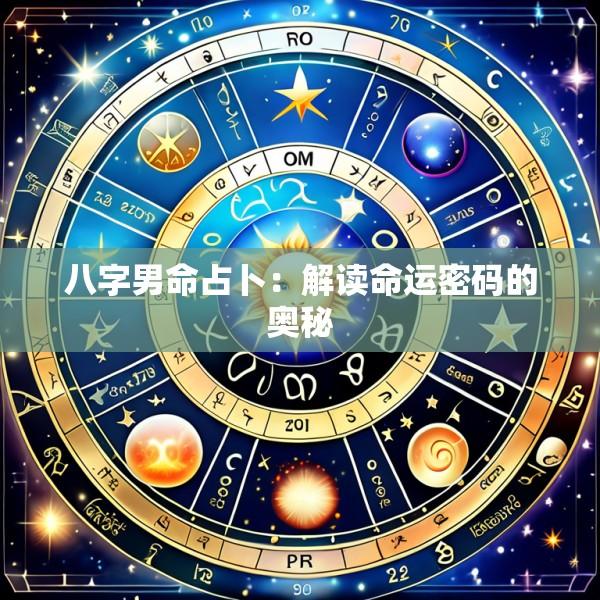 八字男命占卜：解读命运密码的奥秘