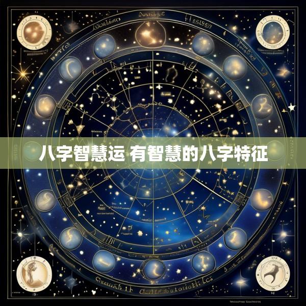 八字智慧运 有智慧的八字特征