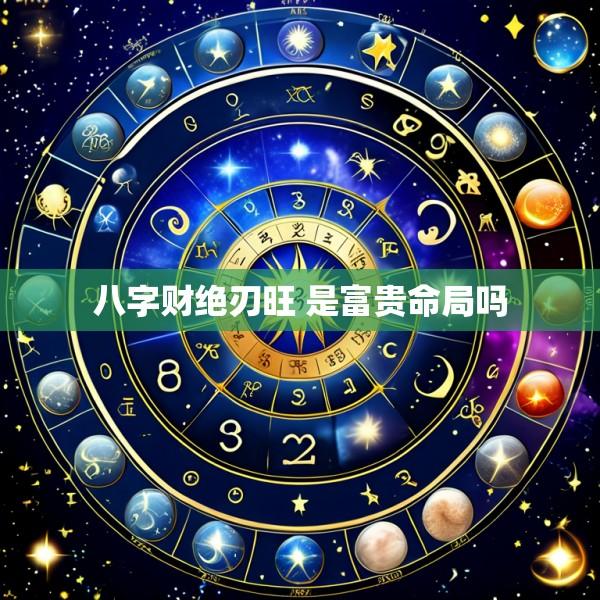 八字财绝刃旺 是富贵命局吗