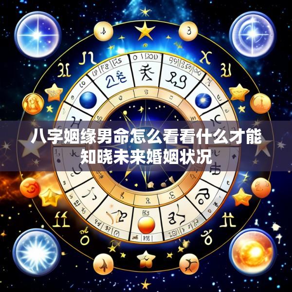 八字姻缘男命怎么看看什么才能知晓未来婚姻状况