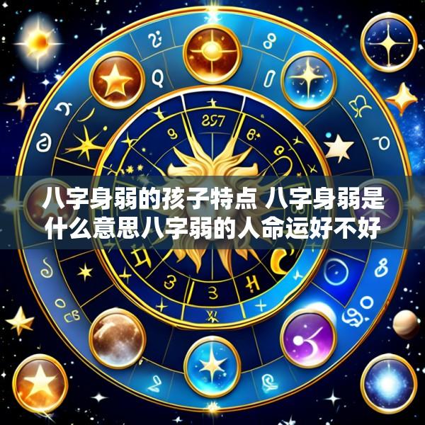 八字身弱的孩子特点 八字身弱是什么意思八字弱的人命运好不好