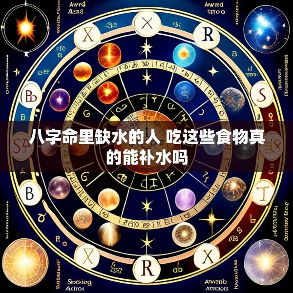 八字命里缺水的人 吃这些食物真的能补水吗