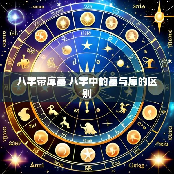 八字带库墓 八字中的墓与库的区别