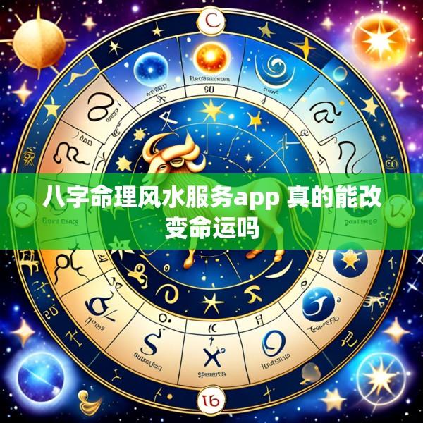 八字命理风水服务app 真的能改变命运吗