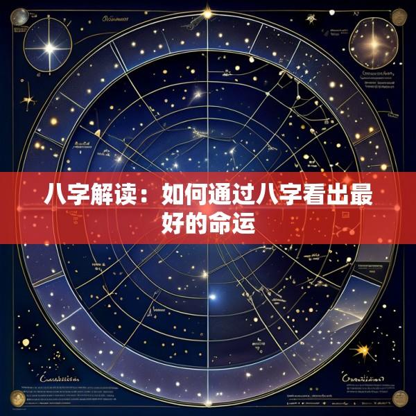 八字解读：如何通过八字看出最好的命运