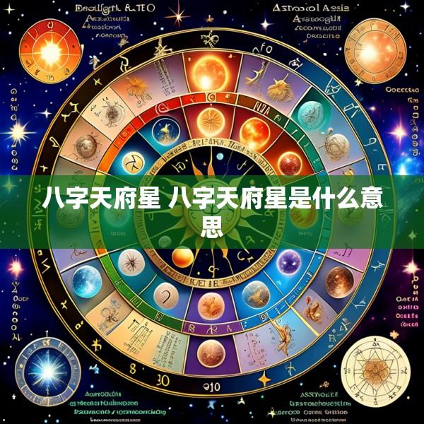 八字天府星 八字天府星是什么意思